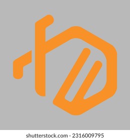 fish logo for industries 2D vector palgenep