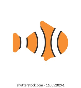 fish logo. marine icon. ocean symbol. vector eps 08.