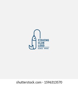 fish logo, fish market logo, fish guard logo, fish contest, seafood label and badge, vector illustration.
