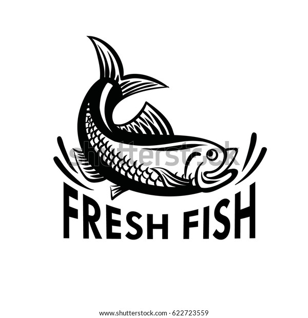 Download Fish Logo Fish Market Vector Badge Stock Vector (Royalty Free) 622723559