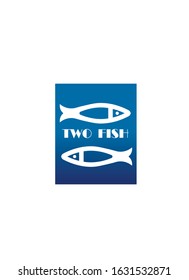 Fish logo on a white background