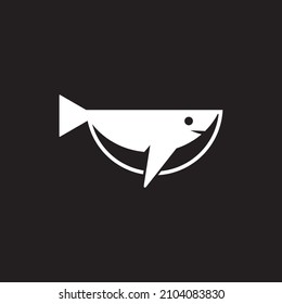 Fish Logo Png, Vector, PSD and Clipart Images With Black Background