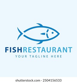 Fish logo for restaurants and menus