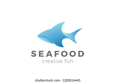 Full Color Shark Logo Illustration This Stock Vector (Royalty Free ...