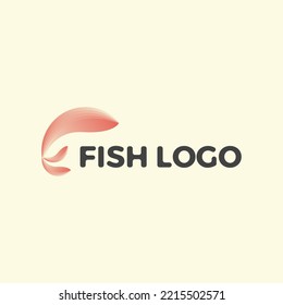 Fish logo simple vector illustration.