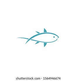 fish logo stock vector template