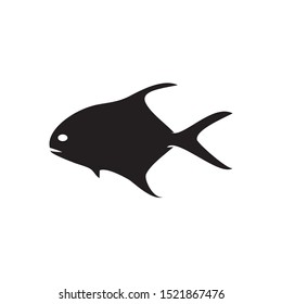 FISH logo or symbol template icon design