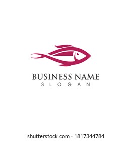 Fish logo and symbol vector symbol