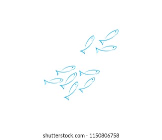 fish logo template