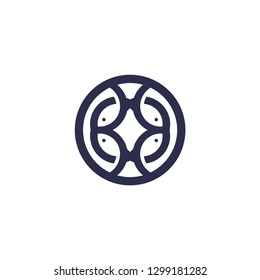 fish logo template