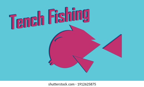 Fish Logo Template. Creative Fish Logo Design. For t-shirts.