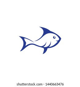 Fish logo template creative icon design