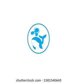 Fish logo template. Creative vector symbol