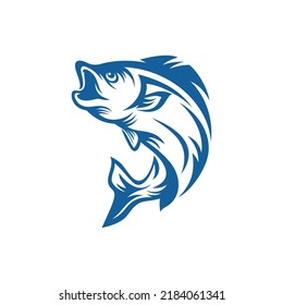 Fish logo template for design