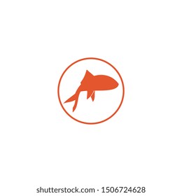 fish logo template, design concept vector, sea food