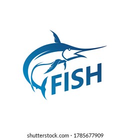 Fish Logo Template Design Vector