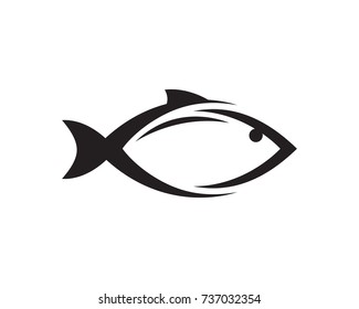Fish Logo Template Design Vector, Emblem, Design Concept, Creative Symbol, Icon