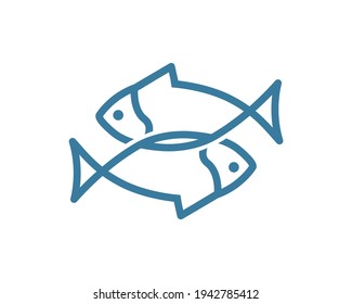 Fish logo template suitable for businesses and product names. This stylish logo design could be used for different purposes for a company, product, service or for all your ideas.