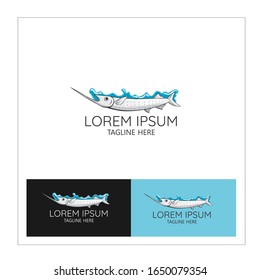 fish logo template vector icon