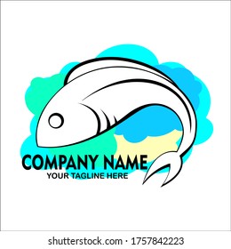 FISH LOGO TEMPLATE FOR YOUR BUSINESS