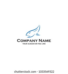 fish logo vector