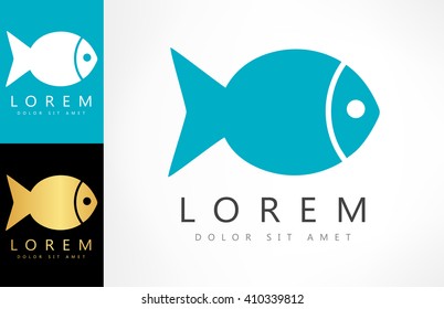 Fish logo vector