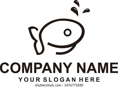 fish logo vector animals designs