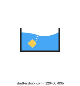 fish logo vector, aquarium ilustrator vector template design eps 10
