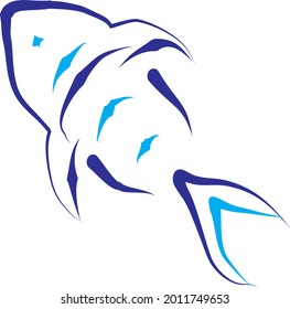 fish logo vector art design image