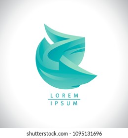 Fish logo vector design concept