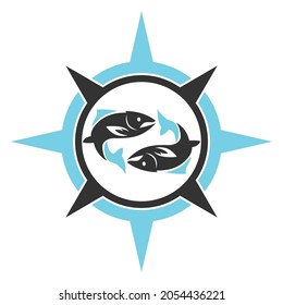 Fish Logo Vector Design Template.