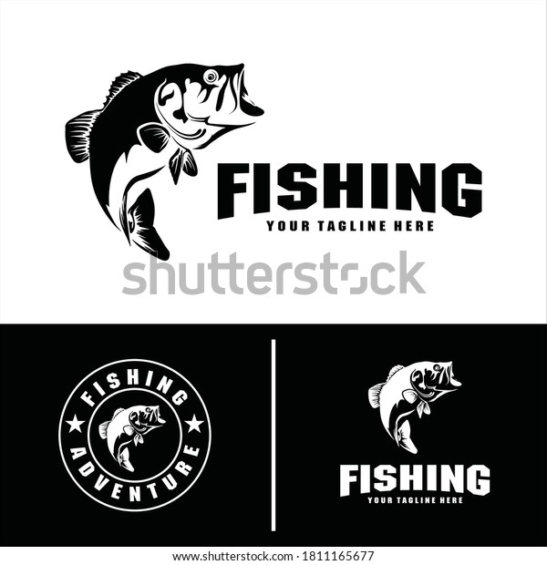 Download Fish Logo Vector Fishing Logo Design Stock Vector Royalty Free 1811165677