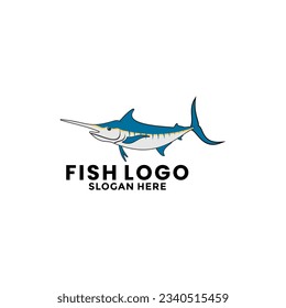Fish Logo vector, Fishing logo, fish shop logo design template