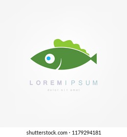 Fish logo. Vector illustration