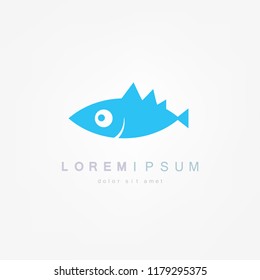 Fish logo. Vector illustration