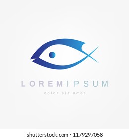 Fish logo. Vector illustration