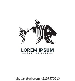 Fish  logo vector illustration design 