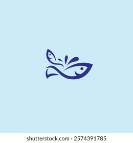 Fish Logo Vector Illustration. Fishing Club Logo