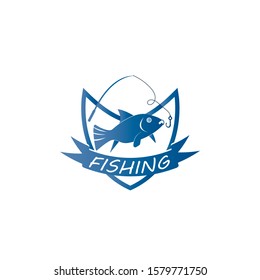 Fish logo vector illustration template