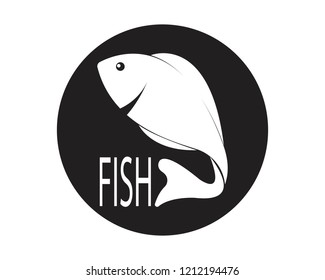 Fish Logo Vector Template 