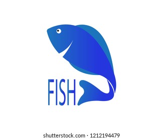 Fish Logo Vector Template 