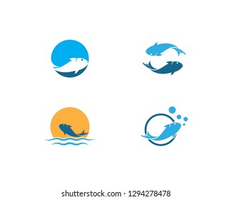 Fish Logo vector Template