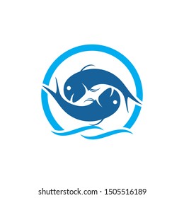 Fish Logo vector Template design
