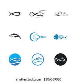 Fish Logo vector Template design