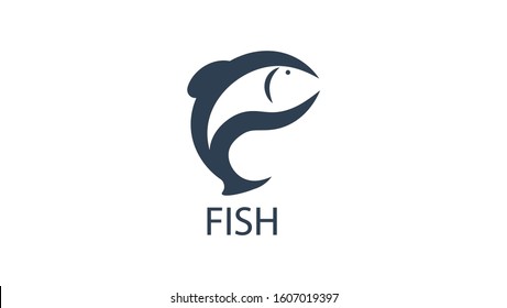 Fish logo vector template, suitable for fishing, restaurant seafood, market shop, business store, aquatic mascot and environment icon