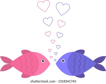 fish in love 