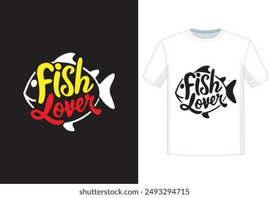 fish lover vector illustration eps fish lover vector fishing hook