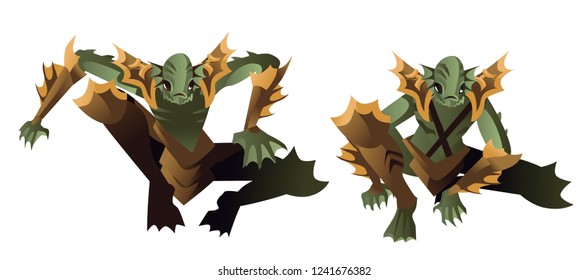 fish man warrior