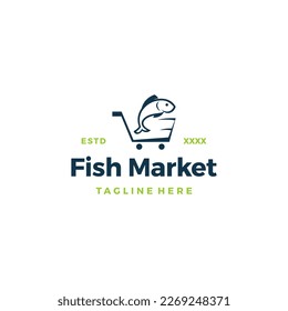 Logo des Fischmarktes, Design, Vektorgrafik