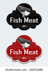 Fish Meat Seal / Sticker